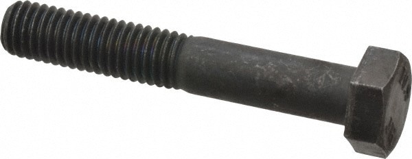 Hex Head Cap Screw: M8 x 1.25 x 50 mm, Grade 10.9 Steel, Black Oxide Finish