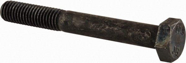 Hex Head Cap Screw: M8 x 1.25 x 65 mm, Grade 10.9 Steel, Black Oxide Finish