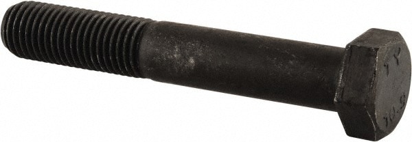 Hex Head Cap Screw: M16 x 2.00 x 100 mm, Grade 10.9 Steel, Black Oxide Finish