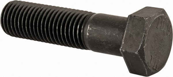 Hex Head Cap Screw: M20 x 2.50 x 80 mm, Grade 10.9 Steel, Black Oxide Finish
