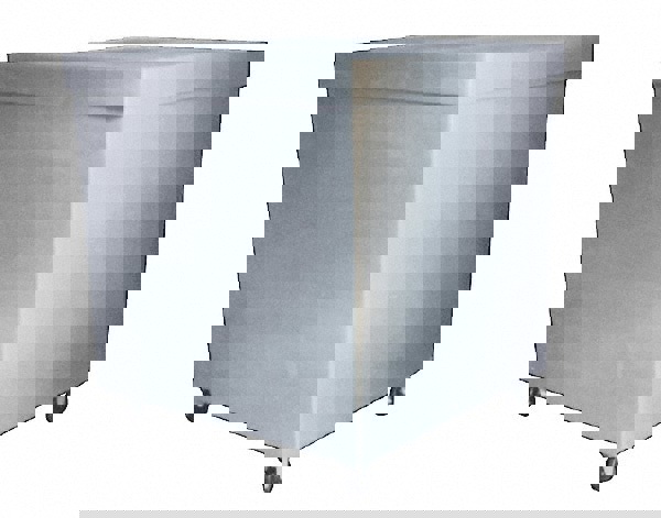 Polyethylene Basket Truck: 104 gal, 1,000 lb Capacity, 30