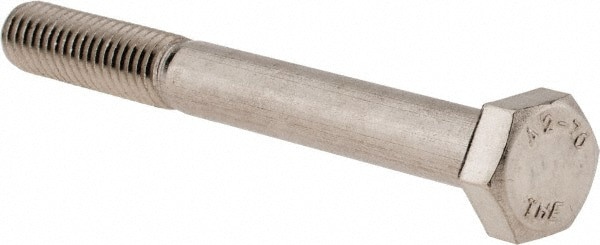 Hex Head Cap Screw: M6 x 1.00 x 55 mm, Grade 18-8 & Austenitic Grade A2 Stainless Steel
