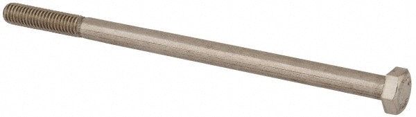 Hex Head Cap Screw: M6 x 1.00 x 110 mm, Grade 18-8 & Austenitic Grade A2 Stainless Steel, Uncoated
