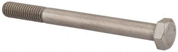 Hex Head Cap Screw: M8 x 1.25 x 85 mm, Grade 18-8 & Austenitic Grade A2 Stainless Steel, Uncoated