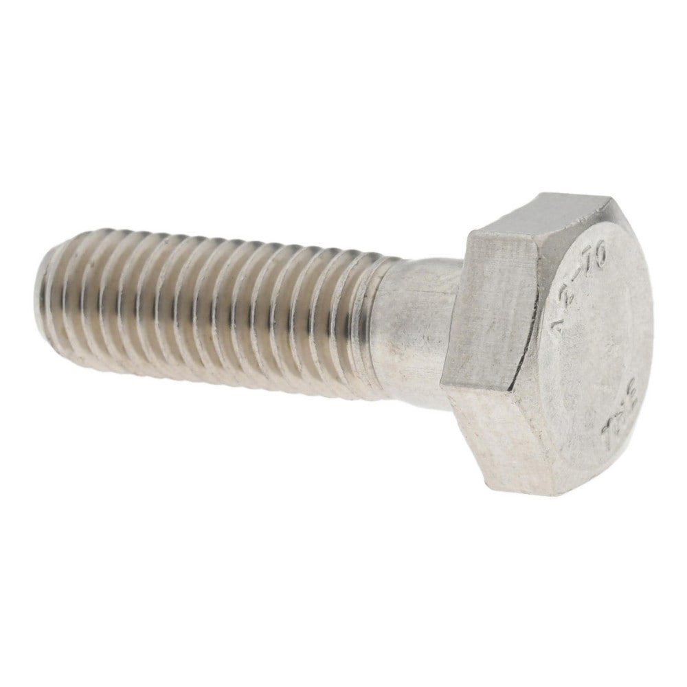 Hex Head Cap Screw: M10 x 1.50 x 35 mm, Grade 18-8 & Austenitic Grade A2 Stainless Steel