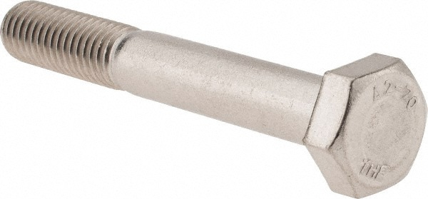 Hex Head Cap Screw: M10 x 1.50 x 70 mm, Grade 18-8 & Austenitic Grade A2 Stainless Steel