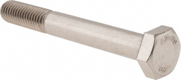 Hex Head Cap Screw: M10 x 1.50 x 80 mm, Grade 18-8 & Austenitic Grade A2 Stainless Steel