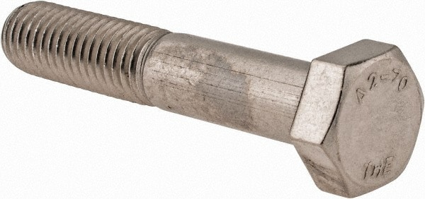 Hex Head Cap Screw: M12 x 1.75 x 65 mm, Grade 18-8 & Austenitic Grade A2 Stainless Steel