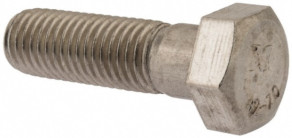Hex Head Cap Screw: M18 x 2.50 x 60 mm, Grade 18-8 & Austenitic Grade A2 Stainless Steel, Uncoated