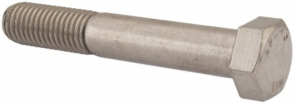 Hex Head Cap Screw: M18 x 2.50 x 110 mm, Grade 18-8 & Austenitic Grade A2 Stainless Steel, Uncoated