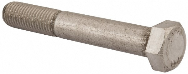 Hex Head Cap Screw: M24 x 3.00 x 160 mm, Grade 18-8 & Austenitic Grade A2 Stainless Steel, Uncoated