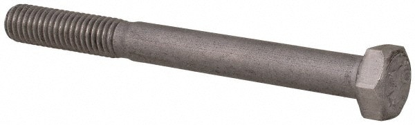 Hex Head Cap Screw: M5 x 0.80 x 50 mm, Grade 316 & Austenitic Grade A4 Stainless Steel, Uncoated