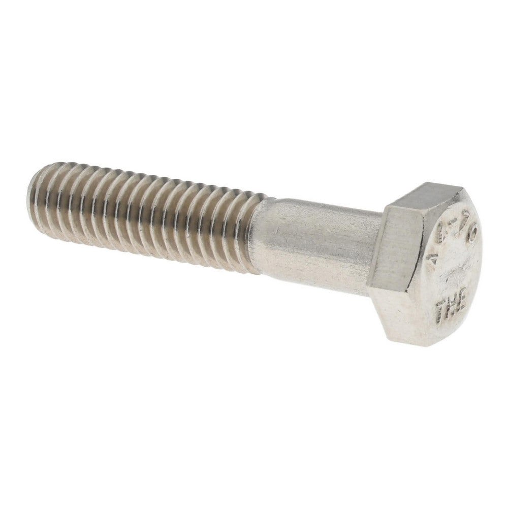 Hex Head Cap Screw: M6 x 1.00 x 30 mm, Grade 316 & Austenitic Grade A4 Stainless Steel, Uncoated