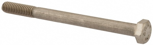 Hex Head Cap Screw: M6 x 1.00 x 75 mm, Grade 316 & Austenitic Grade A4 Stainless Steel, Uncoated