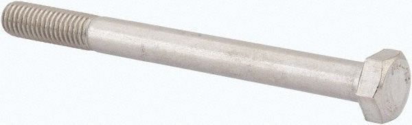 Hex Head Cap Screw: M8 x 1.25 x 90 mm, Grade 316 & Austenitic Grade A4 Stainless Steel, Uncoated