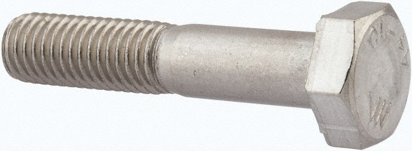 Hex Head Cap Screw: M10 x 1.50 x 50 mm, Grade 316 & Austenitic Grade A4 Stainless Steel, Uncoated