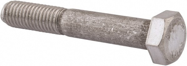 Hex Head Cap Screw: M12 x 1.75 x 75 mm, Grade 316 & Austenitic Grade A4 Stainless Steel, Uncoated