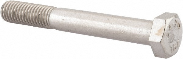 Hex Head Cap Screw: M12 x 1.75 x 90 mm, Grade 316 & Austenitic Grade A4 Stainless Steel, Uncoated