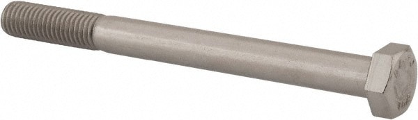 Hex Head Cap Screw: M12 x 1.75 x 130 mm, Grade 316 & Austenitic Grade A4 Stainless Steel, Uncoated