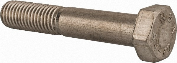 Hex Head Cap Screw: M14 x 2.00 x 80 mm, Grade 316 & Austenitic Grade A4 Stainless Steel, Uncoated