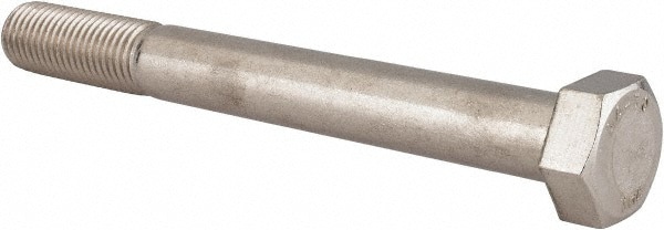 Hex Head Cap Screw: M20 x 2.50 x 180 mm, Grade 316 & Austenitic Grade A4 Stainless Steel, Uncoated