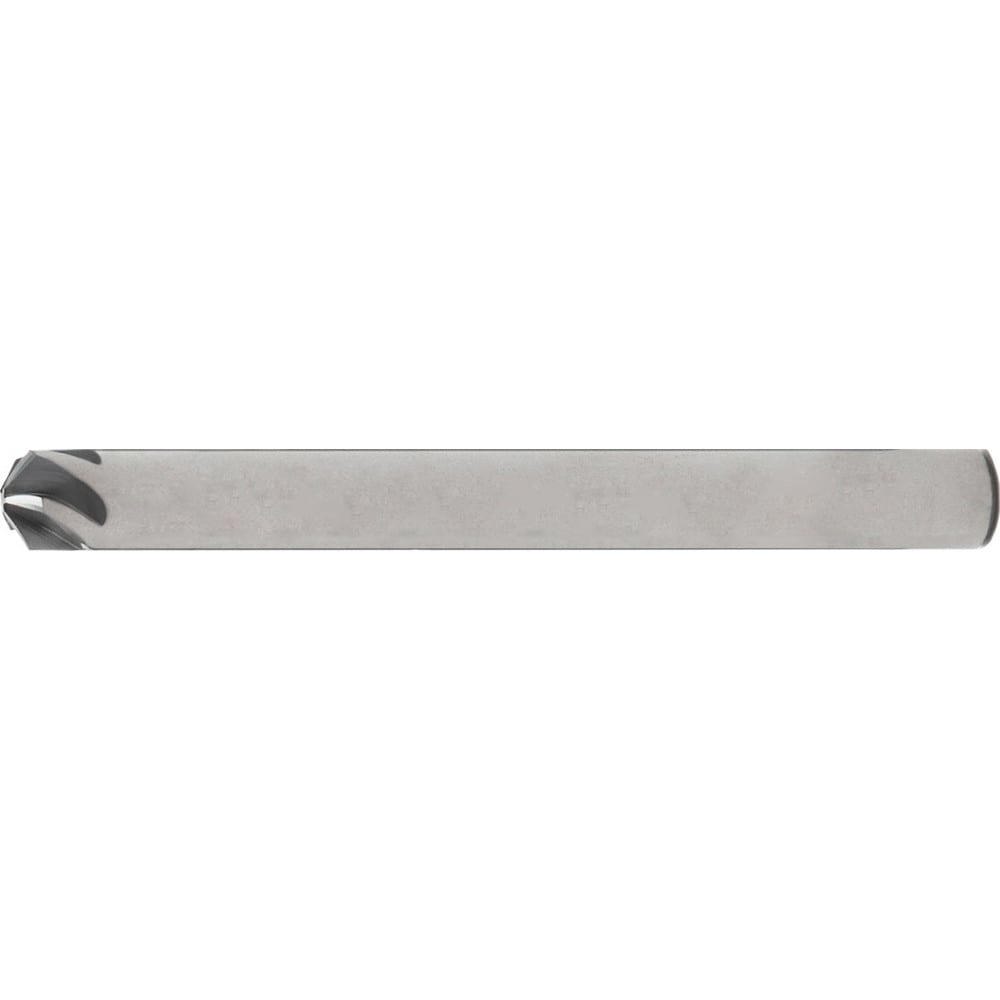 Helical Chamfer Mill Carbide Uncoated ANGLE 120 FLUTES 3 LOC 0.055 TIP DIA 0.06 SHANK DIA 0.25 OAL 2.5