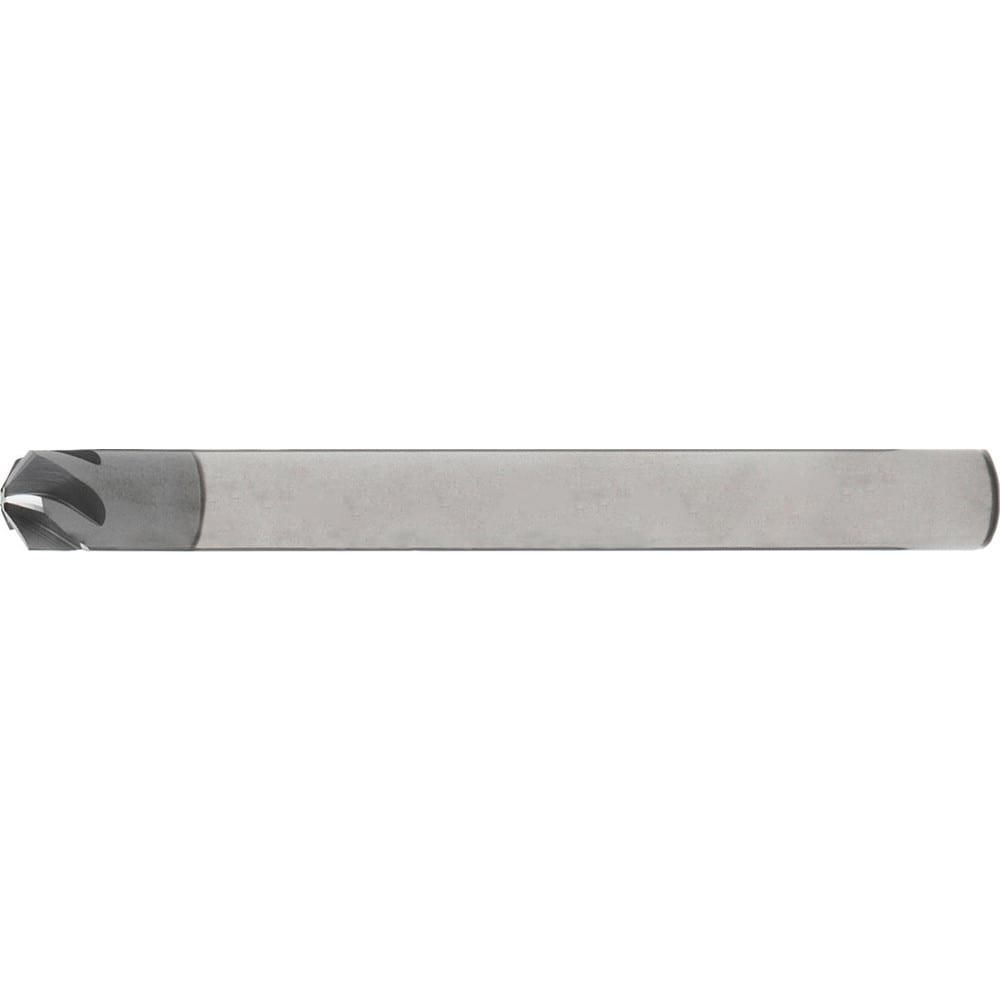 Helical Chamfer Mill Carbide ALTiN Coated ANGLE 90 FLUTES 5 LOC 0.095 TIP DIA 0.06 SHANK DIA 0.25 OAL 2.5