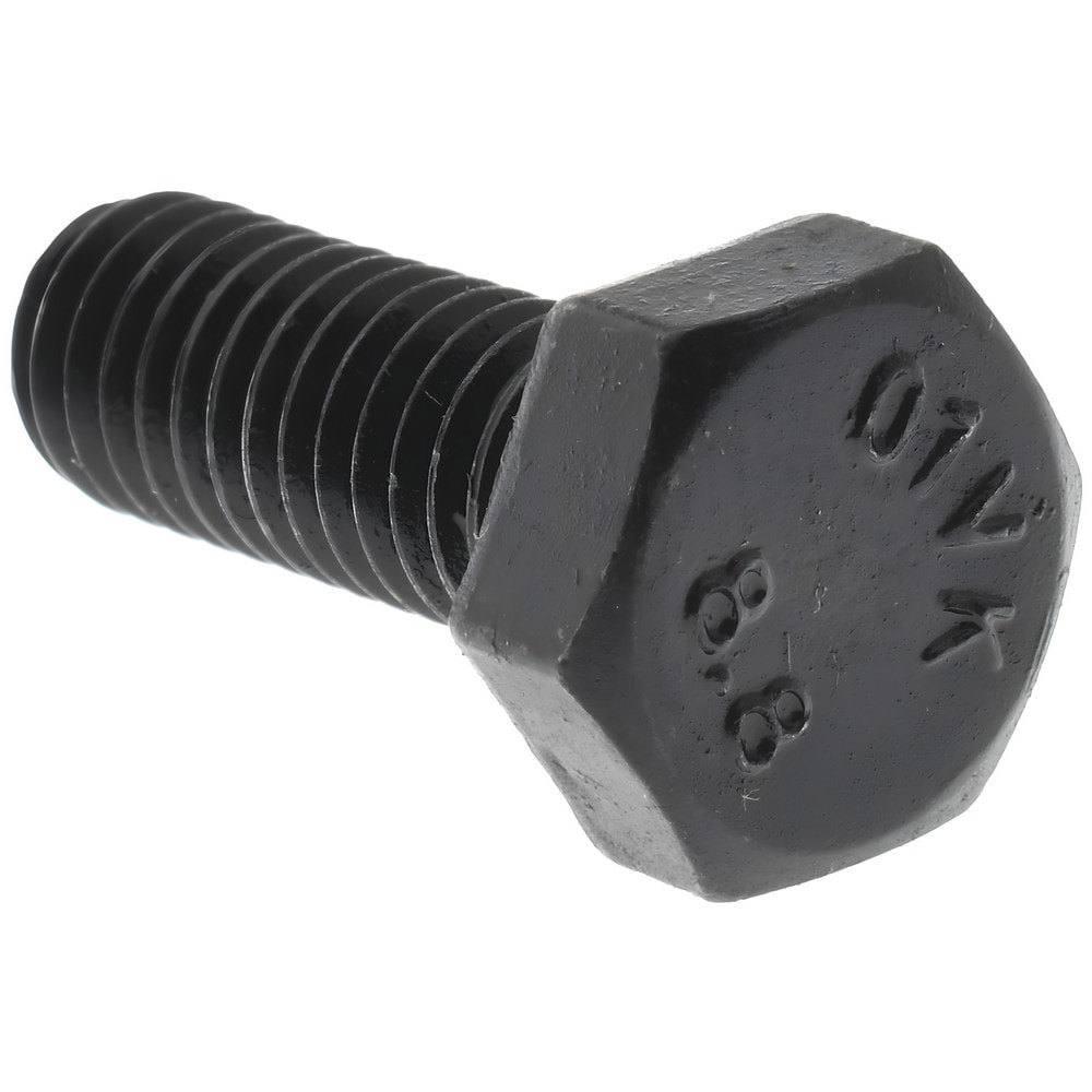 Hex Head Cap Screw: M6 x 1.00 x 16 mm, Grade 8.8 Steel, Uncoated
