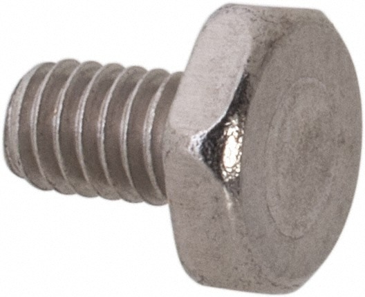 Hex Head Cap Screw: M2.5 x 0.45 x 4 mm, Grade 18-8 & Austenitic Grade A2 Stainless Steel, Uncoated