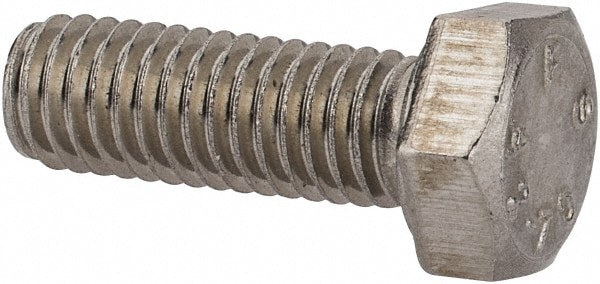 Hex Head Cap Screw: M5 x 0.80 x 14 mm, Grade 18-8 & Austenitic Grade A2 Stainless Steel, Uncoated