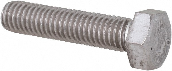 Hex Head Cap Screw: M5 x 0.80 x 22 mm, Grade 18-8 & Austenitic Grade A2 Stainless Steel, Uncoated