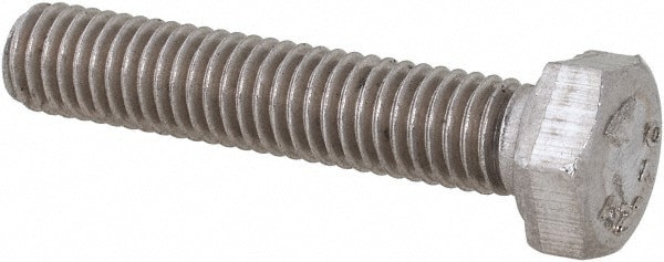 Hex Head Cap Screw: M5 x 0.80 x 25 mm, Grade 18-8 & Austenitic Grade A2 Stainless Steel, Uncoated