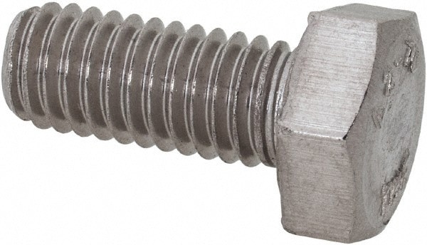 Hex Head Cap Screw: M6 x 1.00 x 14 mm, Grade 18-8 & Austenitic Grade A2 Stainless Steel, Uncoated