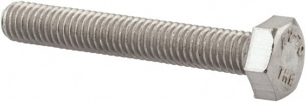 Hex Head Cap Screw: M6 x 1.00 x 40 mm, Grade 18-8 & Austenitic Grade A2 Stainless Steel, Uncoated