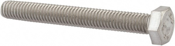 Hex Head Cap Screw: M6 x 1.00 x 50 mm, Grade 18-8 & Austenitic Grade A2 Stainless Steel, Uncoated