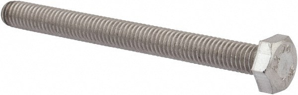 Hex Head Cap Screw: M6 x 1.00 x 65 mm, Grade 18-8 & Austenitic Grade A2 Stainless Steel, Uncoated