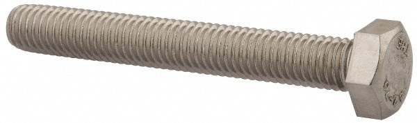 Hex Head Cap Screw: M8 x 1.25 x 60 mm, Grade 18-8 & Austenitic Grade A2 Stainless Steel, Uncoated