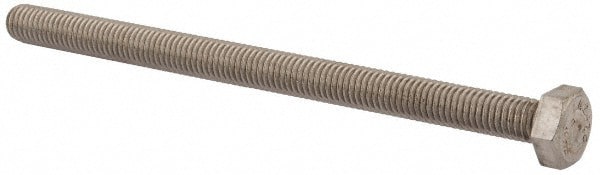 Hex Head Cap Screw: M8 x 1.25 x 120 mm, Grade 18-8 & Austenitic Grade A2 Stainless Steel, Uncoated
