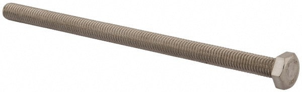 Hex Head Cap Screw: M8 x 1.25 x 140 mm, Grade 18-8 & Austenitic Grade A2 Stainless Steel, Uncoated