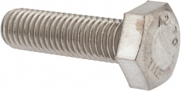 Hex Head Cap Screw: M10 x 1.50 x 35 mm, Grade 18-8 & Austenitic Grade A2 Stainless Steel, Uncoated