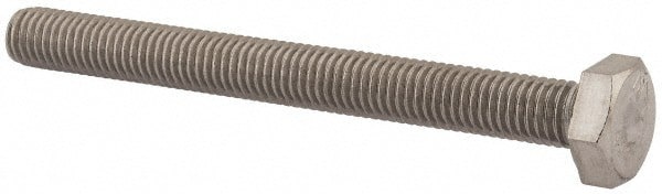 Hex Head Cap Screw: M10 x 1.50 x 100 mm, Grade 18-8 & Austenitic Grade A2 Stainless Steel, Uncoated