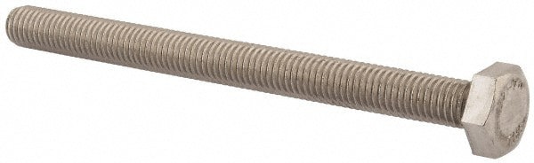 Hex Head Cap Screw: M10 x 1.50 x 120 mm, Grade 18-8 & Austenitic Grade A2 Stainless Steel, Uncoated