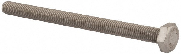 Hex Head Cap Screw: M10 x 1.50 x 130 mm, Grade 18-8 & Austenitic Grade A2 Stainless Steel, Uncoated
