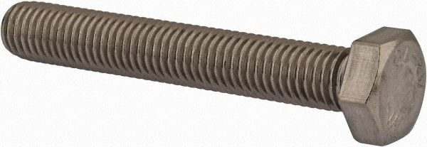 Hex Head Cap Screw: M12 x 1.75 x 80 mm, Grade 18-8 & Austenitic Grade A2 Stainless Steel, Uncoated