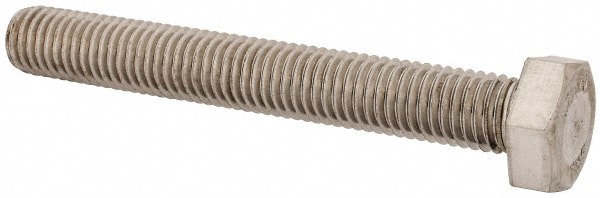 Hex Head Cap Screw: M12 x 1.75 x 90 mm, Grade 18-8 & Austenitic Grade A2 Stainless Steel, Uncoated