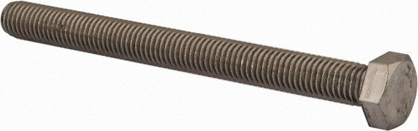 Hex Head Cap Screw: M12 x 1.75 x 130 mm, Grade 18-8 & Austenitic Grade A2 Stainless Steel, Uncoated