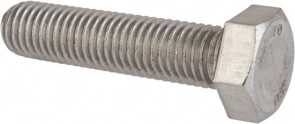 Hex Head Cap Screw: M14 x 2.00 x 60 mm, Grade 18-8 & Austenitic Grade A2 Stainless Steel, Uncoated