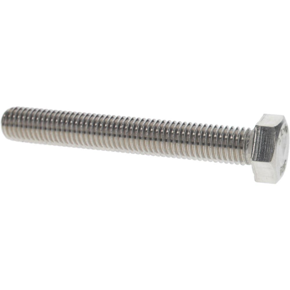 Hex Head Cap Screw: M14 x 2.00 x 100 mm, Grade 18-8 & Austenitic Grade A2 Stainless Steel, Uncoated