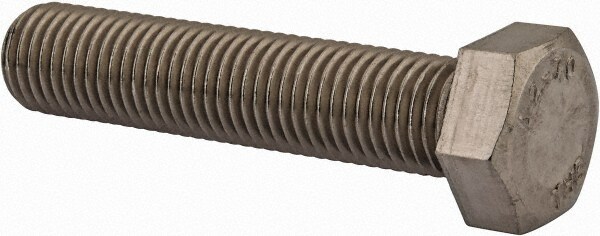 Hex Head Cap Screw: M16 x 2.00 x 75 mm, Grade 18-8 & Austenitic Grade A2 Stainless Steel, Uncoated
