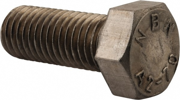 Hex Head Cap Screw: M18 x 2.50 x 45 mm, Grade 18-8 & Austenitic Grade A2 Stainless Steel, Uncoated